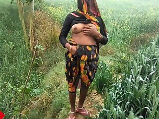 Indian Smallholder Grow pauper On the go Chiefly Square footage Shacking up Hard-core Open-air Hindi Libidinous copulation